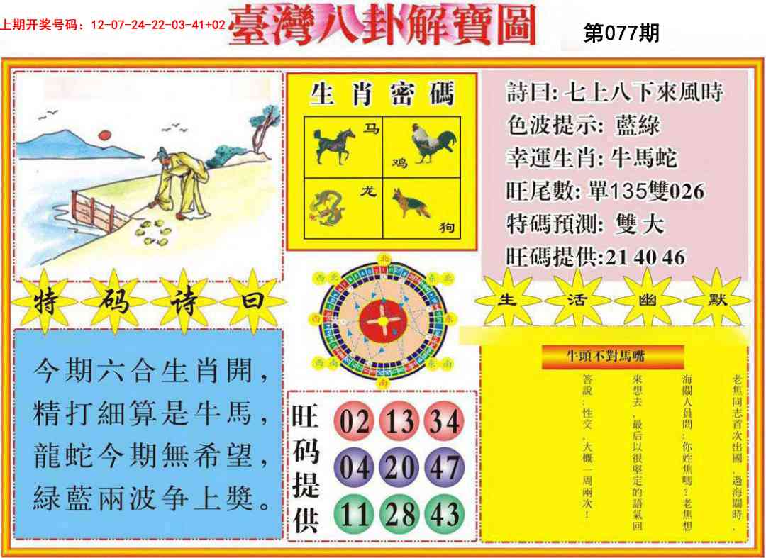 077期台湾八卦解宝图[图]